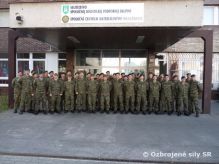 Vykonanie POM a slvnostnho nstupu PrV odchdzajcich do opercie E ALTHEA /Bosna a Hercegovina/