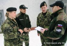 esk vojensk policajti na Slovensku